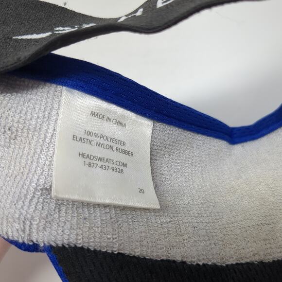 Cannon Logo Golf Sun Visor Cap Blue One Size Stretch Fit Embroidered Headsweats - Picture 10 of 10